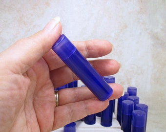 Lip Gloss Tubes set of 25 purple empty tubes and caps bulk lip balm tubes
