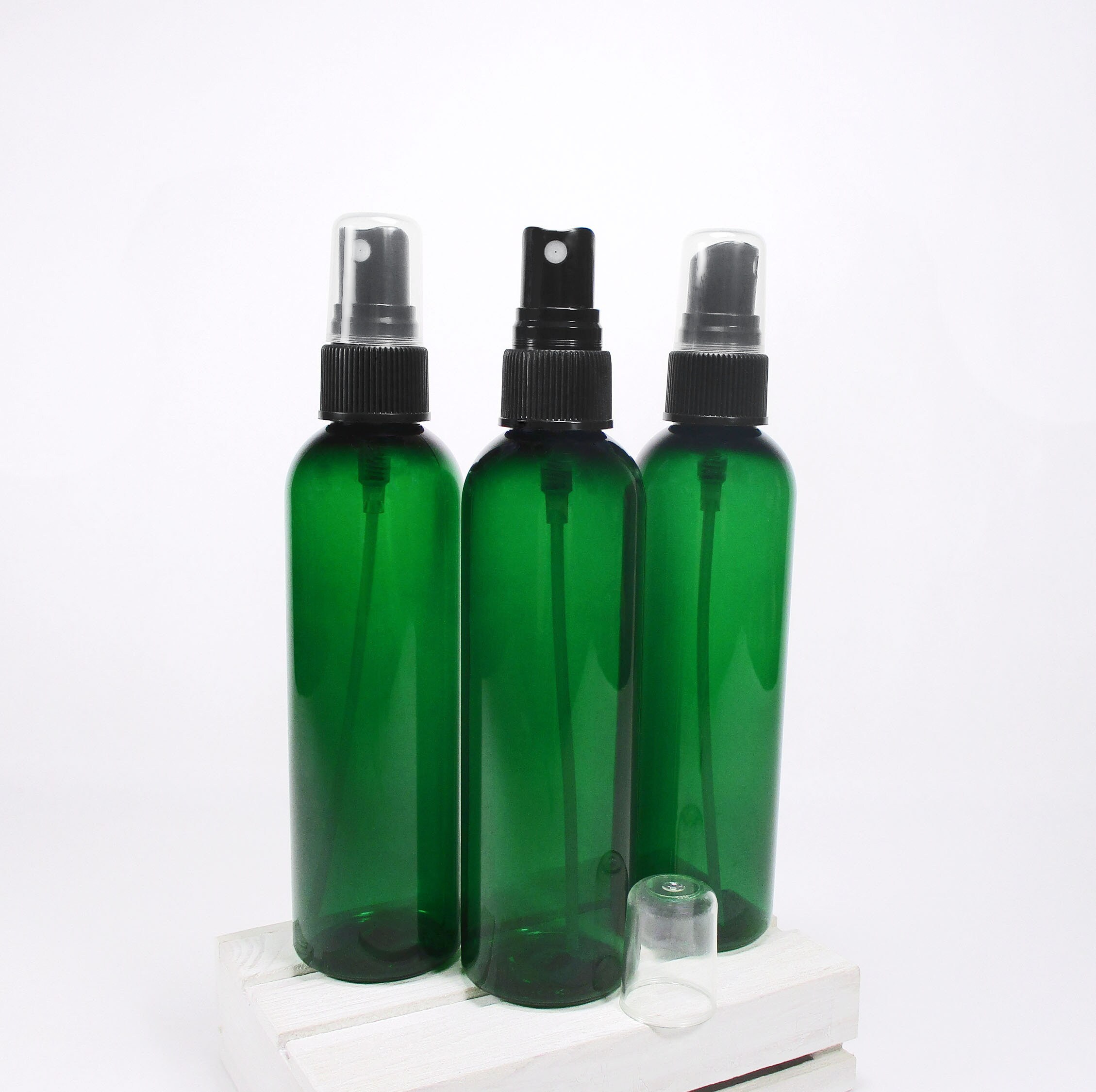4 Oz Spray Bottle Set of 3 Green Empty Spray Bottles With Etsy UK