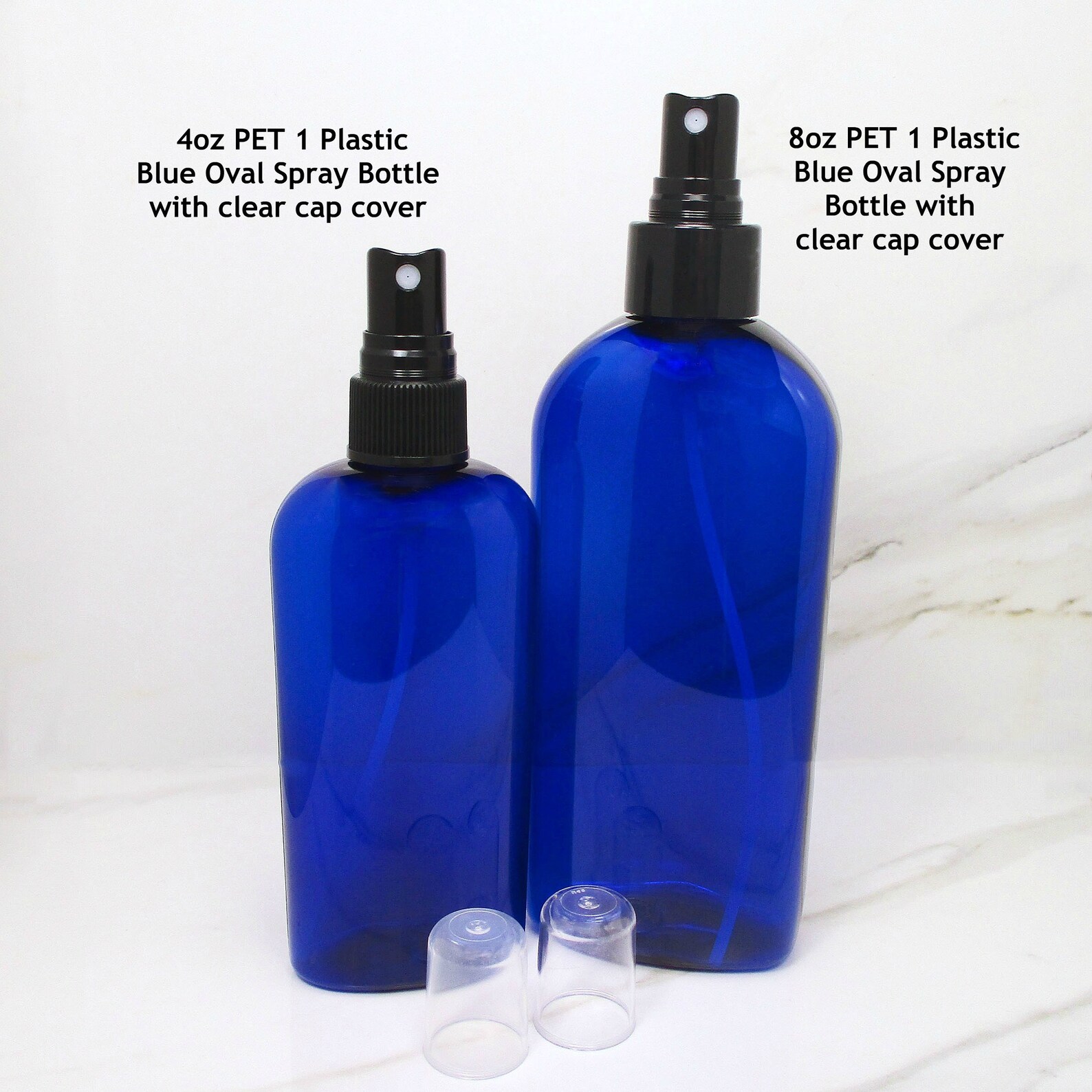 8 oz spray bottles set of 3 plastic bottles blue empty spray Etsy
