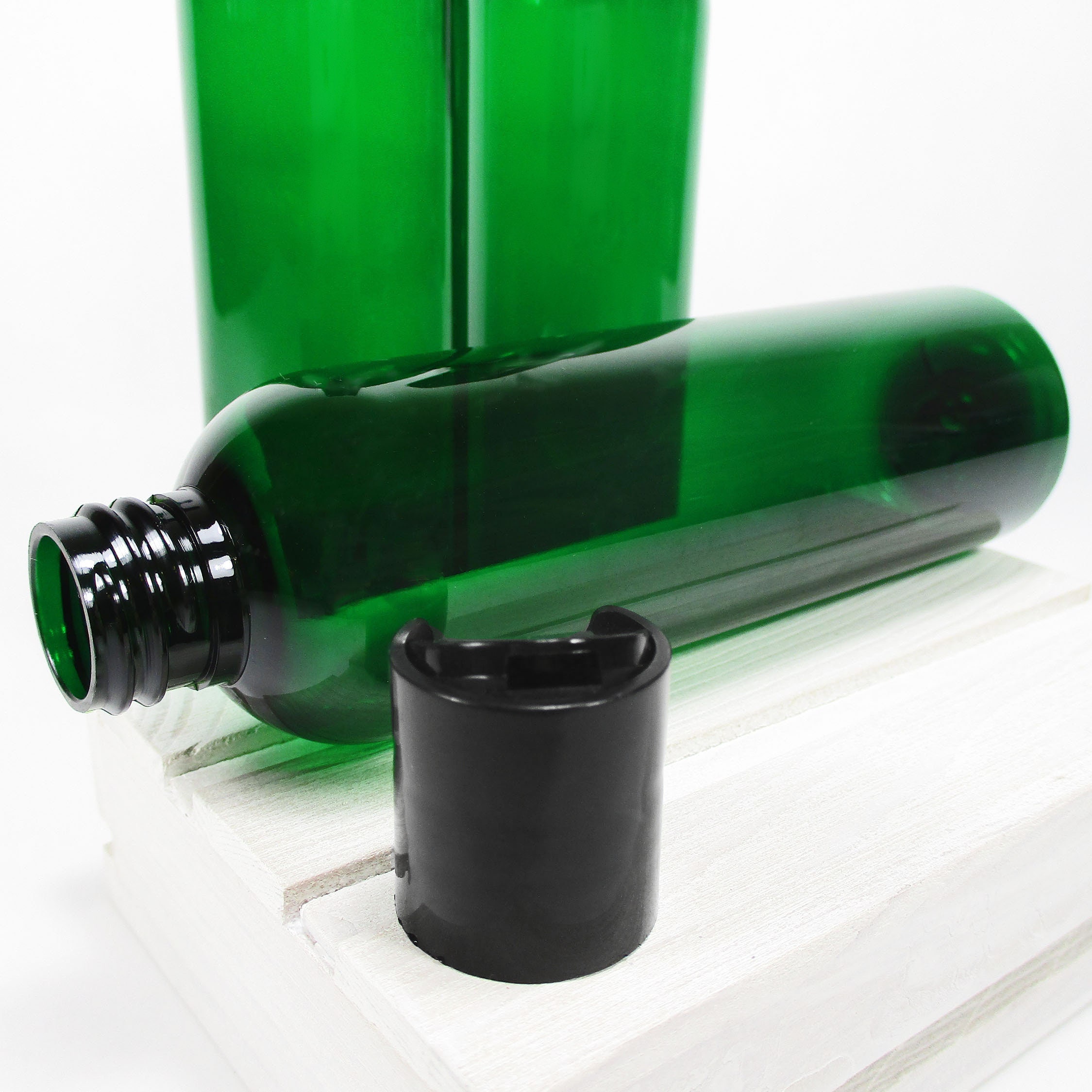 4 oz green empty squeeze bottles set of 3 plastic bottles Etsy