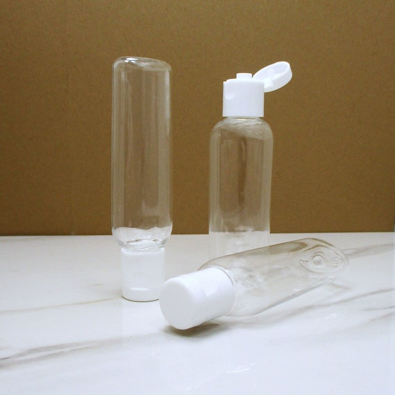 8-Pack of 4 Oz Plastic Small Squeeze Bottles and Caps