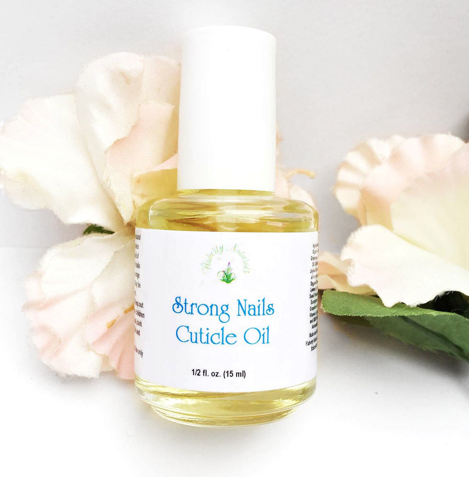 Cuticle oil nail oil a nail growth oil with Argan oil Strong Etsy