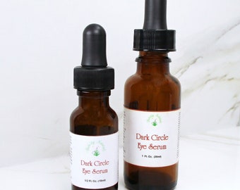 Dark circles eye serum puffy under eyes serum with pure essential oils