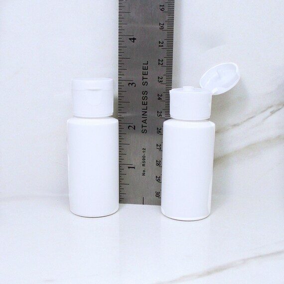 Buy 1 Oz Squeeze Bottles Set of 3 Plastic Bottles, Small White