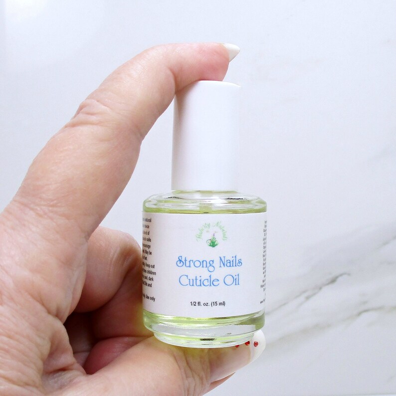 Cuticle oil nail oil a nail growth oil with Argan oil Strong Etsy