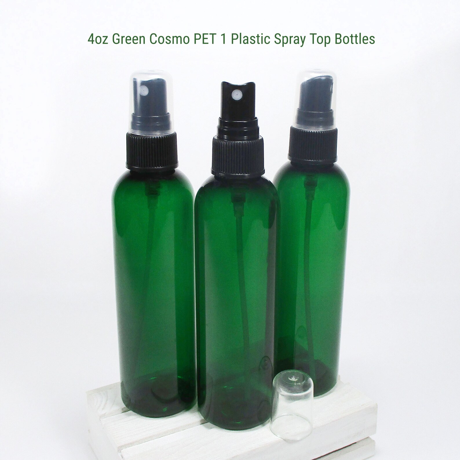 4 Oz Green Empty Squeeze Bottles Set of 3 Plastic Bottles Etsy