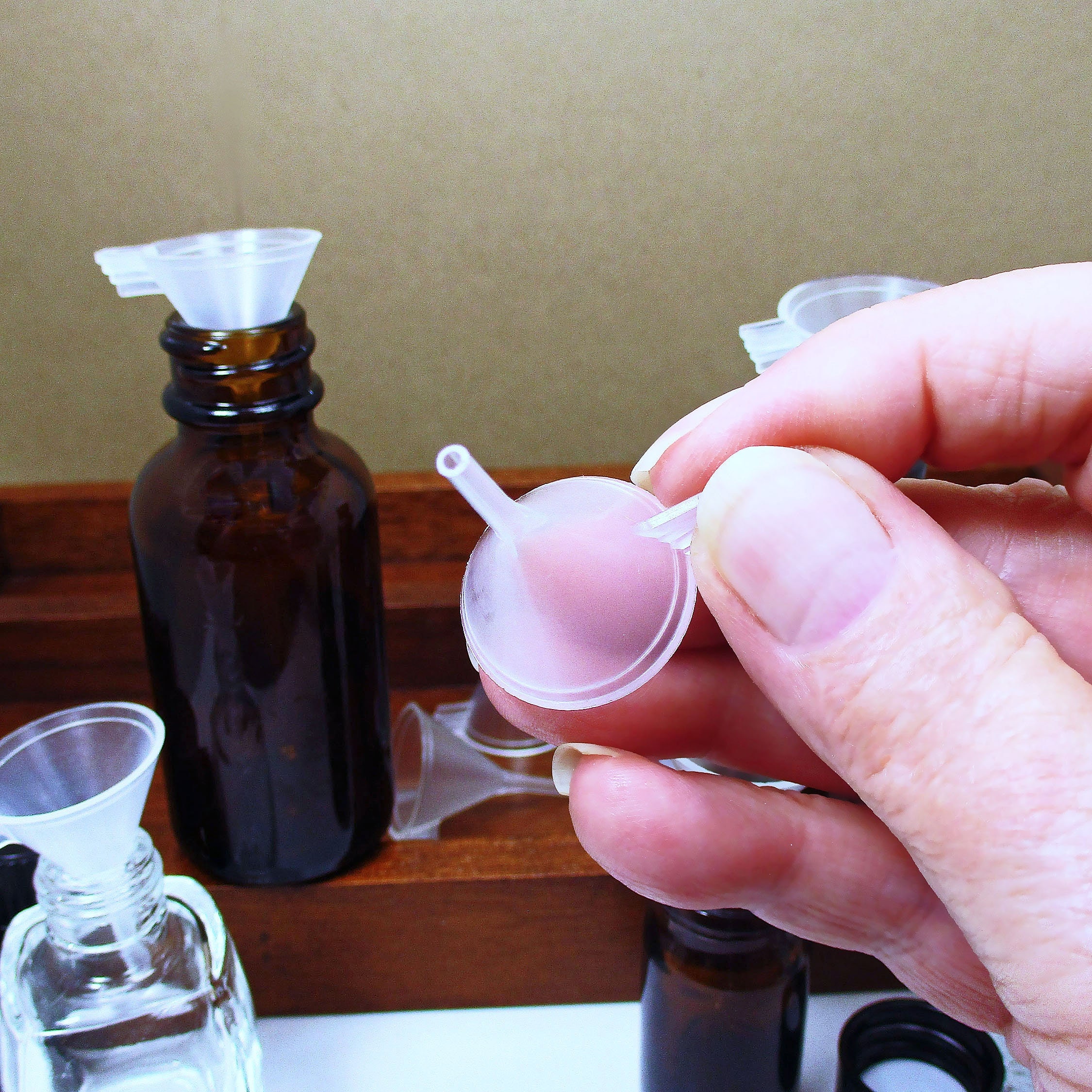 Tiny Anointing Oil, Perfume Funnel, Ashes