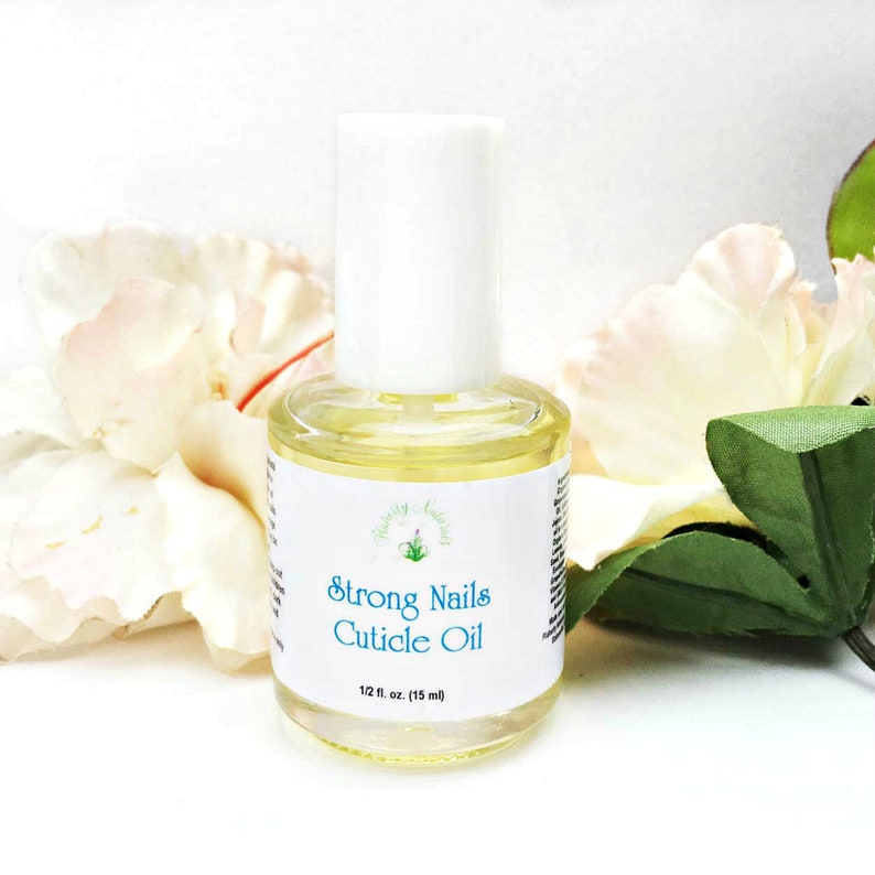 Cuticle oil nail oil a nail growth oil with Argan oil Strong Etsy