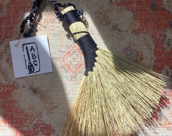 Traditional Hand broom /turkey wing 8”