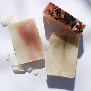 Sensitive Skin Natural Handmade Soap bar | Body + Face bar | Vegan | Unscented | for all skin types | natural skincare | 4 oz