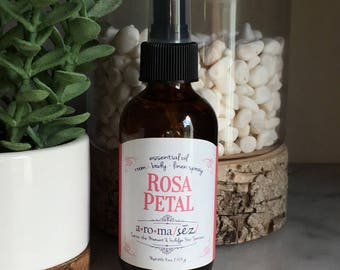 Rosa Petal Essential Oil Body|Room|Linen Spray