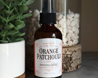 Orange Patchouli Essential Oil Body|Room|Linen Spray