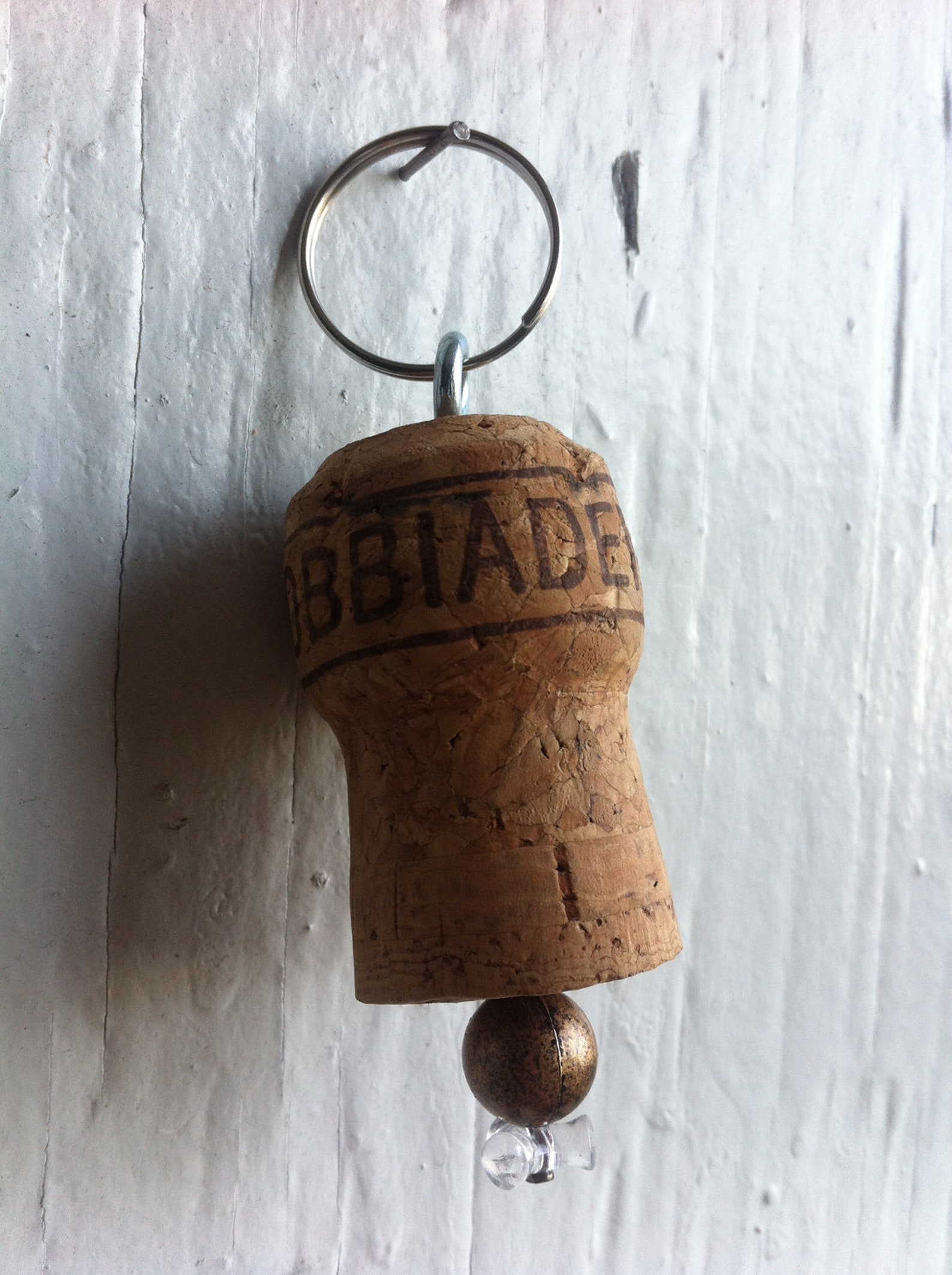Wine Cork Keychain/ornament Etsy