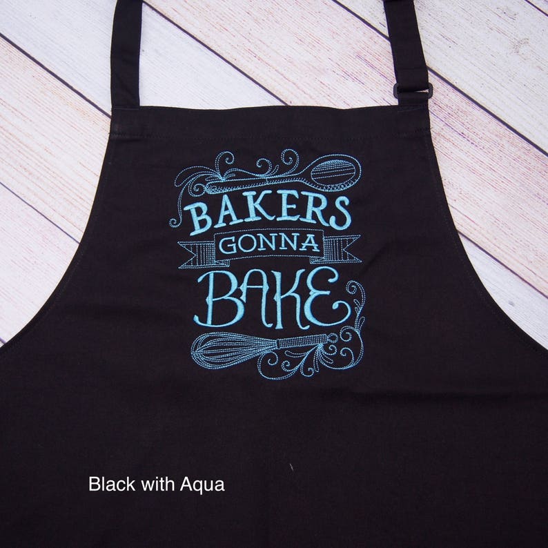 Bakers Gonna Bake Baking Embroidered Apron Gift for Bakers Etsy
