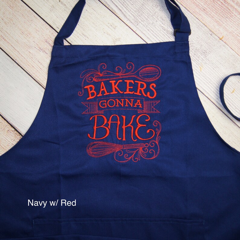 Bakers Gonna Bake Baking Embroidered Apron Gift for Bakers Etsy