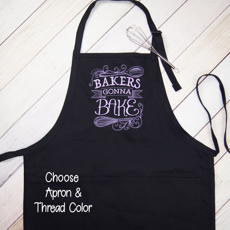 Bakers Gonna Bake Baking Embroidered Apron Gift for Bakers Etsy