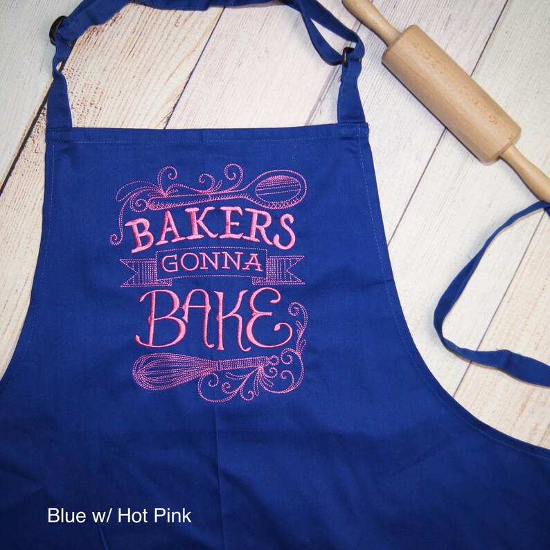 Bakers Gonna Bake Baking Embroidered Apron Gift for Bakers Etsy