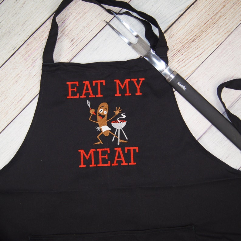 Funny Mens Apron Funny Apron for Men Chef Apron Men Eat My Etsy