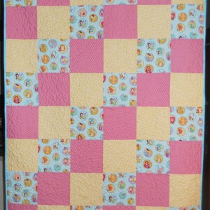Patchwork Quilt 35&quot; x 47&quot; ABCs Quilt Baby Crib Toddler Teen Quilt Wheelchair Quilt Sleep Over Quilt Wall Hanging Playroom Mat Ready to Ship
