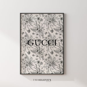 Luxury High Fashion Print, Aesthetic Luxury Wall Art, Black and White, Fashion Printable Poster, Download Designer Wall Art
