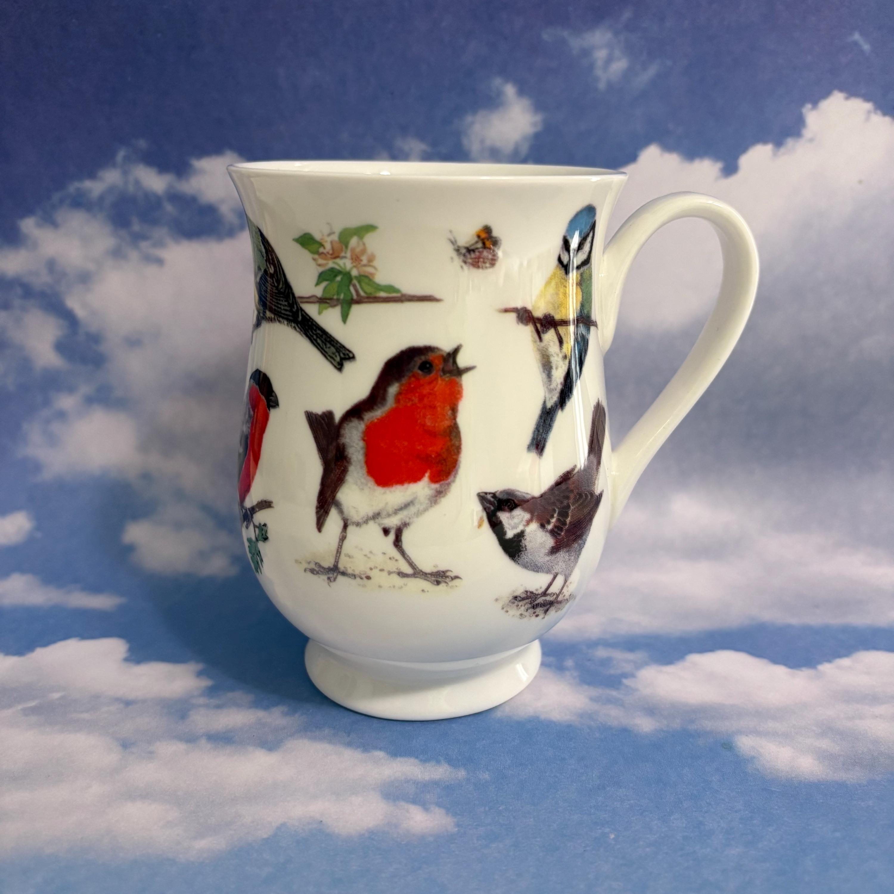 保存容器・ケース garden birds Roy kirkham england bone Roy Kirkham Garden Birds Bone China Mug Coffee Cup Birdwatcher
