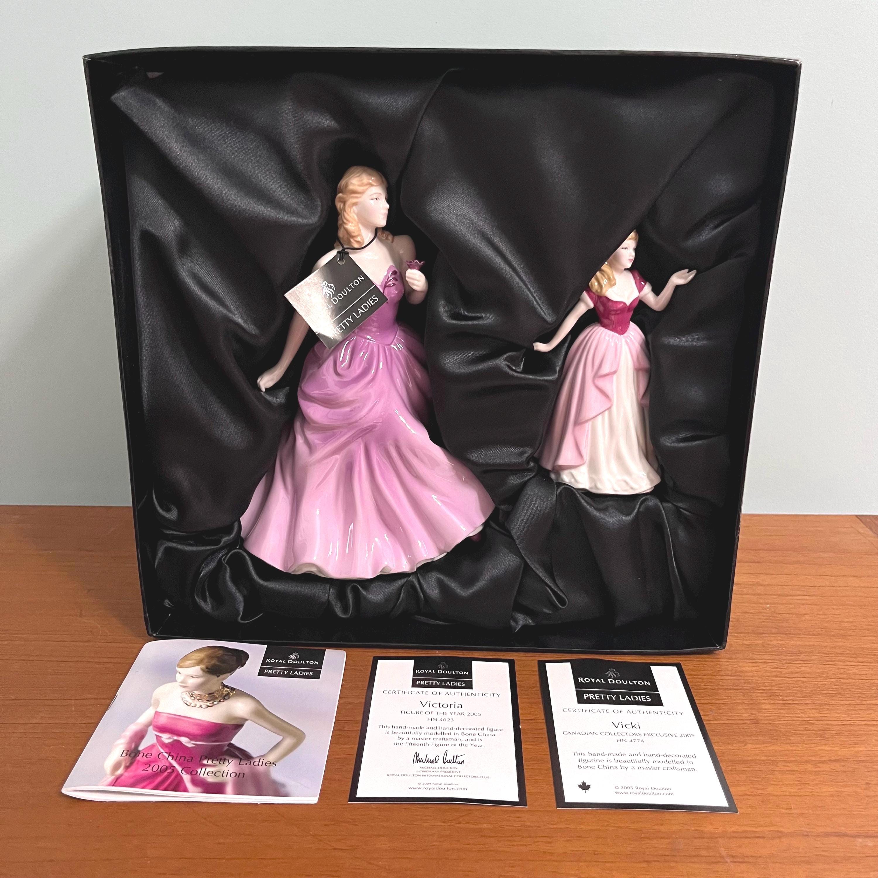 Royal Doulton Canadian Exclusive Set Victoria + Vicki Pretty 