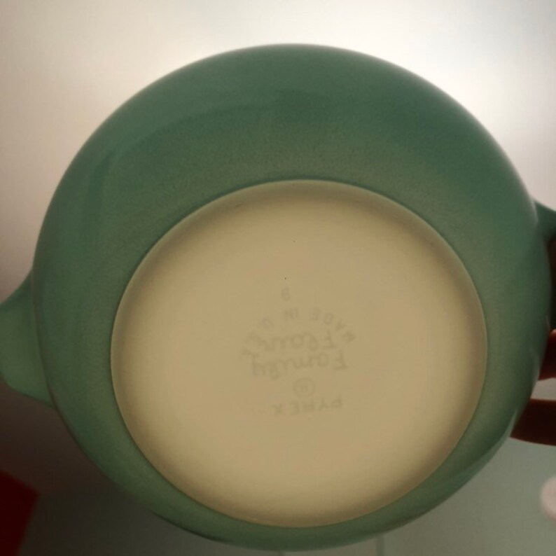 Pyrex Family Flair Sea Isle Blue Aqua Turquoise Bowl Cereal Bowl