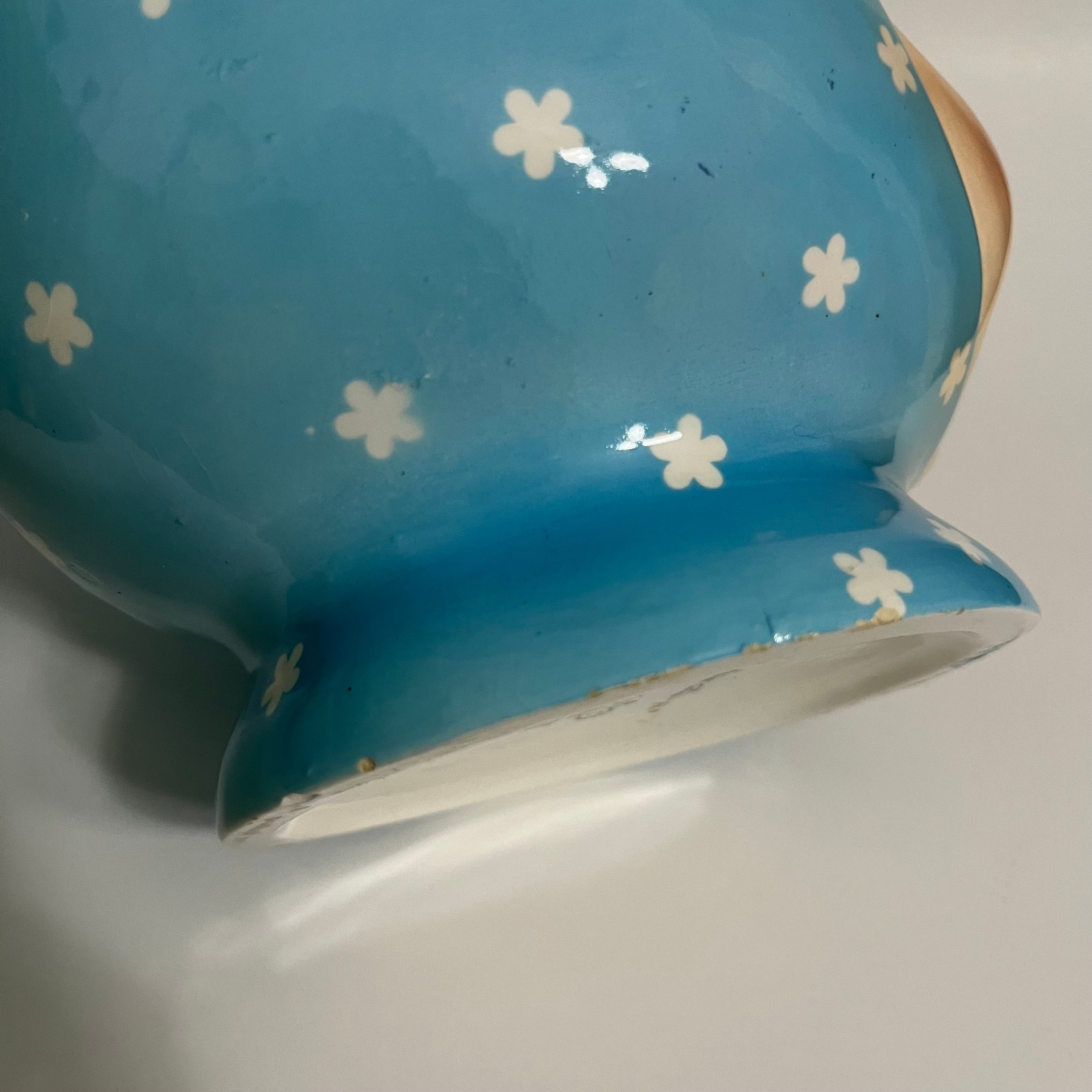 Napco Miss Cutie pie ナプコ　ミスキュートパイ Napco Blue Miss Cutie Pie Cookie Jar Ceramic Kitsch Vintage