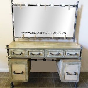 Artisan Farmhouse Makeup Vanity