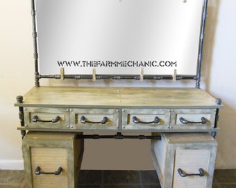 Artisan Farmhouse Makeup Vanity