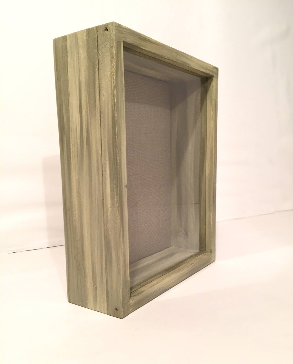 Display Case 20 X 20 X 2 Shadow Box Artisan Rustic - Etsy