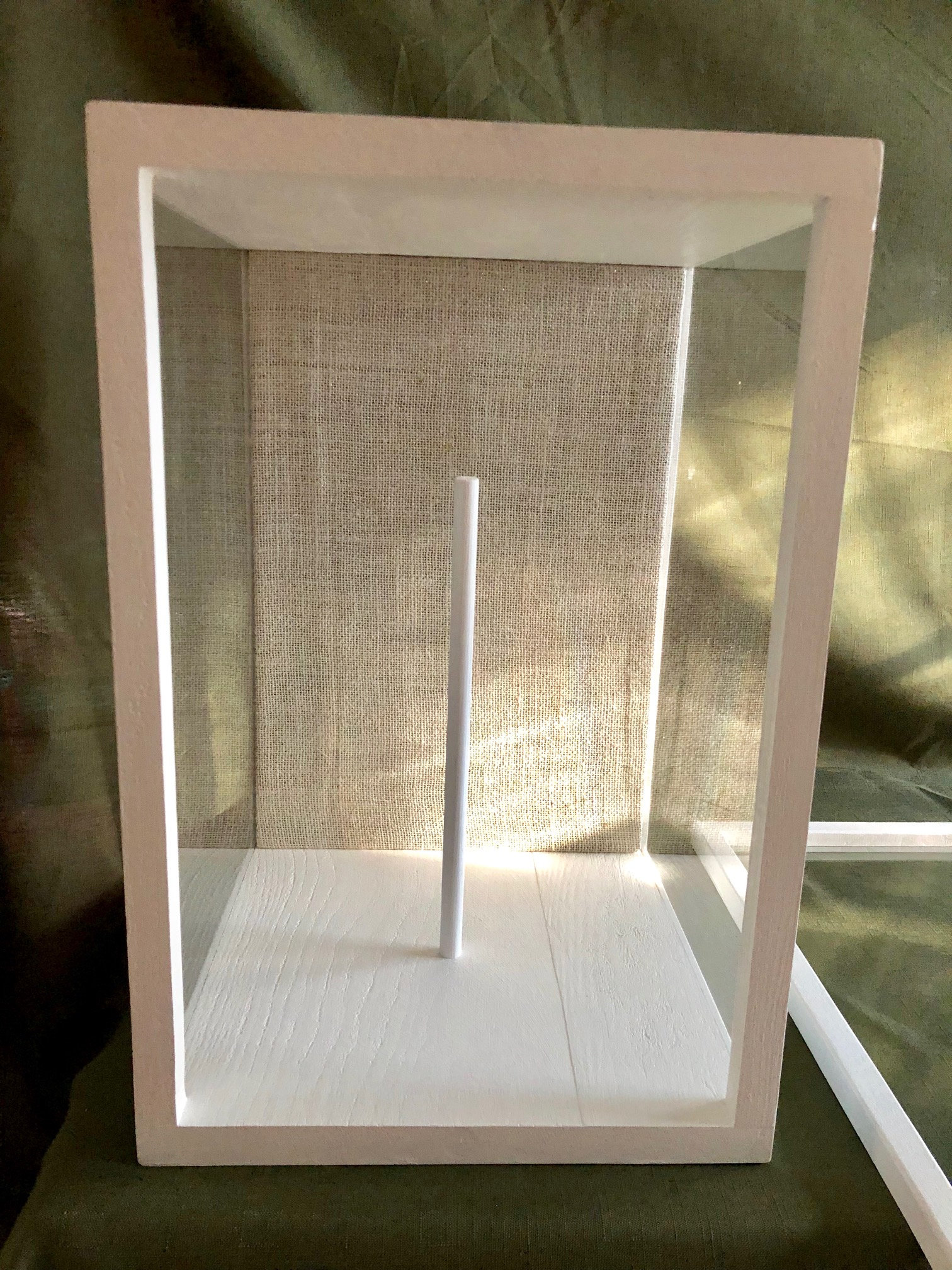Artisan Book Display Case, 8x10x2 , Heirloom Book Shadow Box