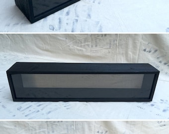 Deep Rustic Display Case - 35 x 7 x 6  | Made in the U.S.A.