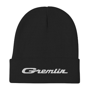 Gremlin Logo Badge - Premium Embroidered Beanie - AMC American Motors Corporation