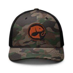 Fishing - Premium Trucker Hat - Camouflage - Fisherman Camo