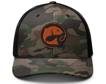 Pesca - Gorra de camionero premium - Camuflaje - Camuflaje de pescador
