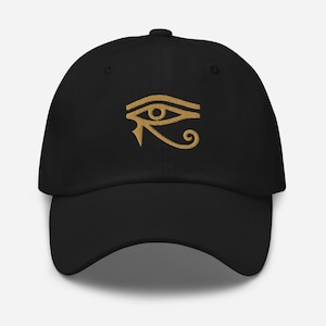 Oog van Horus (maan) - Premium Dad Hat - Aangrenzend aan Ra (zon)
