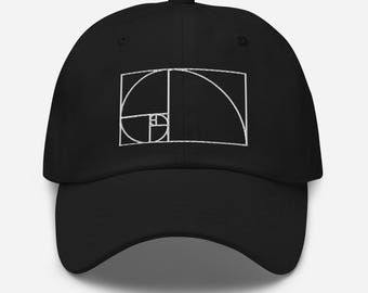 Fibonacci Symbol - Premium Dad Hat - The Golden Ratio