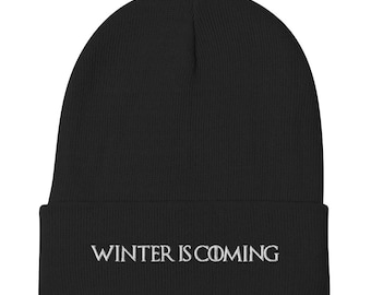 L'inverno sta arrivando - Berretto ricamato premium