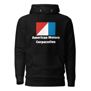 Vintage AMC American Motors Red, White, and Blue Pullover Hoodie Vintage AMC American Motors Red, White, and Blue Pullover Hoodie