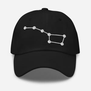 Großer Wagen - Premium Dad Hat - Minimalistische Ursa Major Constellation gestickte Cap