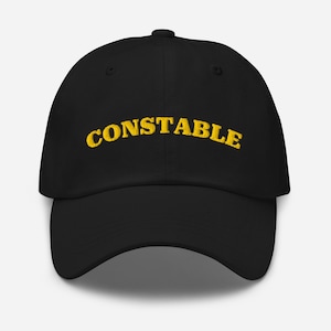 Constable Hat – Premium Embroidered Dad Cap – Classic Law Enforcement Style