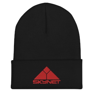 Skynet (Terminator inspired) - Premium Cuffed Beanie -