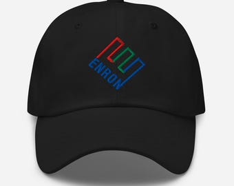 Enron – Premium Dad Hat – Vintage Corporate Logo Embroidered Cap