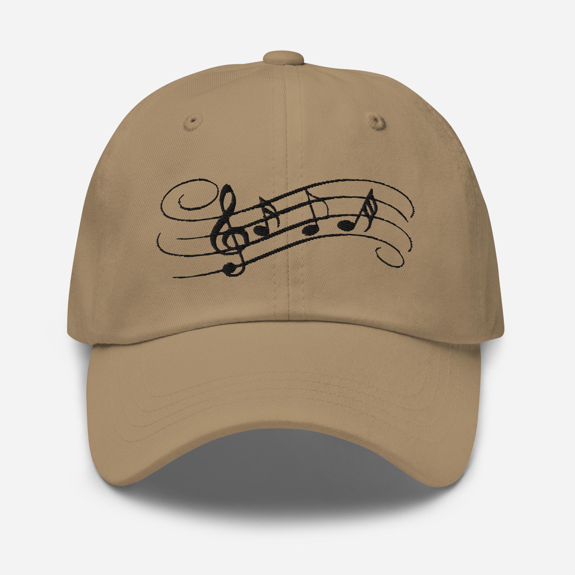 JC Brand Silver Black Sequin Music Notes Treble Clef Teacher Baseball Cap Hat OS Awlsyj Women main image 2