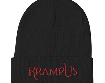 Krampus - Premium Embroidered Beanie