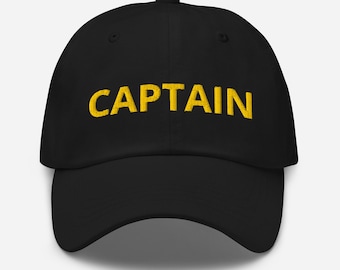 Captain - Premium Dad Hat - The Person in Command of a Ship
