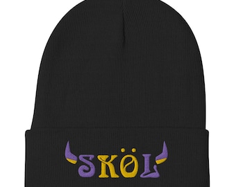 SKOL - Premium geborduurde beanie - Minnesota