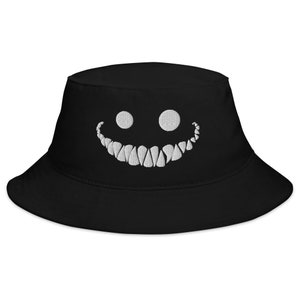 Cheshire Cat Smile - Premium Bucket Hat - Alice In Wonderland