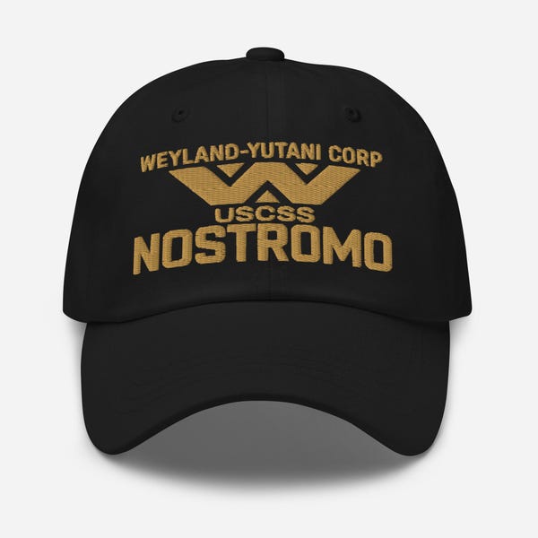 Nostromo – Premium Embroidered Dad Hat – Weyland-Yutani Crew Uniform